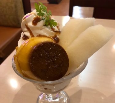 ジョナサン・かぼちゃプリン梨サンデー