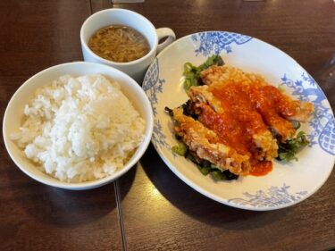 バーミヤン・日替わり(チキンのチリソース)