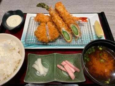 さぼてん・アスパラ彩り膳