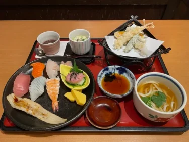 味の民芸・上にぎり寿司御膳(デザート付)