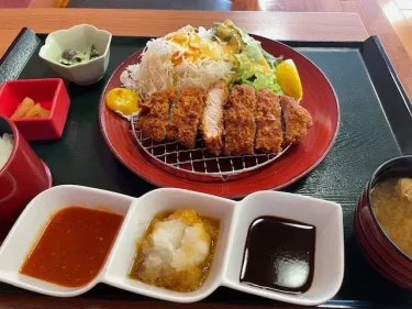 おふろの王様(高座渋谷)・ロースかつ定食