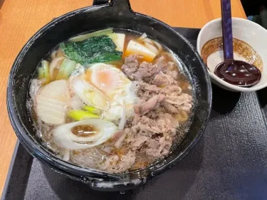 味の民芸・肉すきうどん