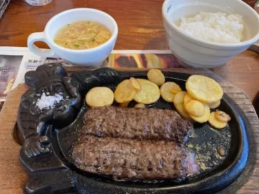 ブロンコビリー・がんこハンバーグランチ(200g)