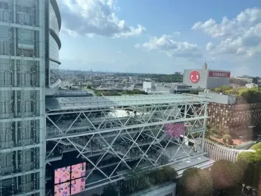 玉川高島屋の屋上庭園・風景
