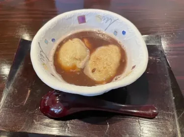 ほりのうち・そばがきのおしるこ
