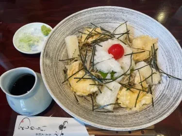 ほりのうち・揚げもちおろしそば