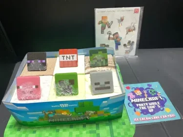 サーティワン・マイクラのアイスクリームケーキ