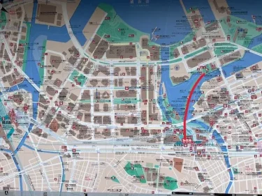 横浜エアーキャビン・地図