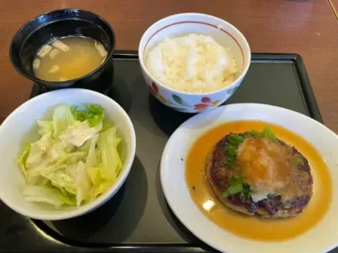 デニーズ・モーニング(おろしハンバーグ朝食)