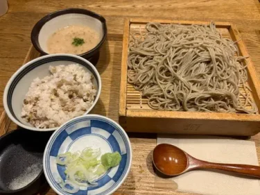 じねんじょ庵・麦とろ蕎麦セット