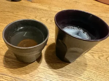 じねんじょ庵・ドリンクバー(カルピスとそば茶)