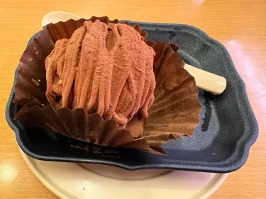 スシロー・生チョコ風モンブラン