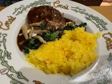 ココス・きのこハンバーグプレート