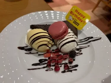 ココス・誕生日デザートプレート2026