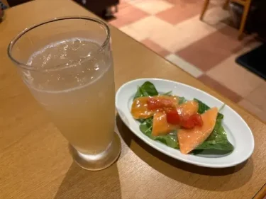 ココス・ちょいのみセット(サーモンのカルパッチョ)