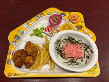 夢庵・キッズメニュー(ねぎとろ丼)